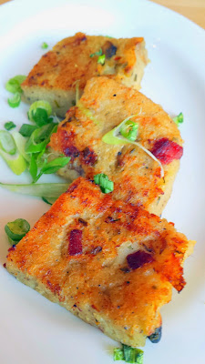 Turnip cakes with ham at Boke Bowl dim sum at Boke Bowl West, only on Sat and Sun 11 - 2