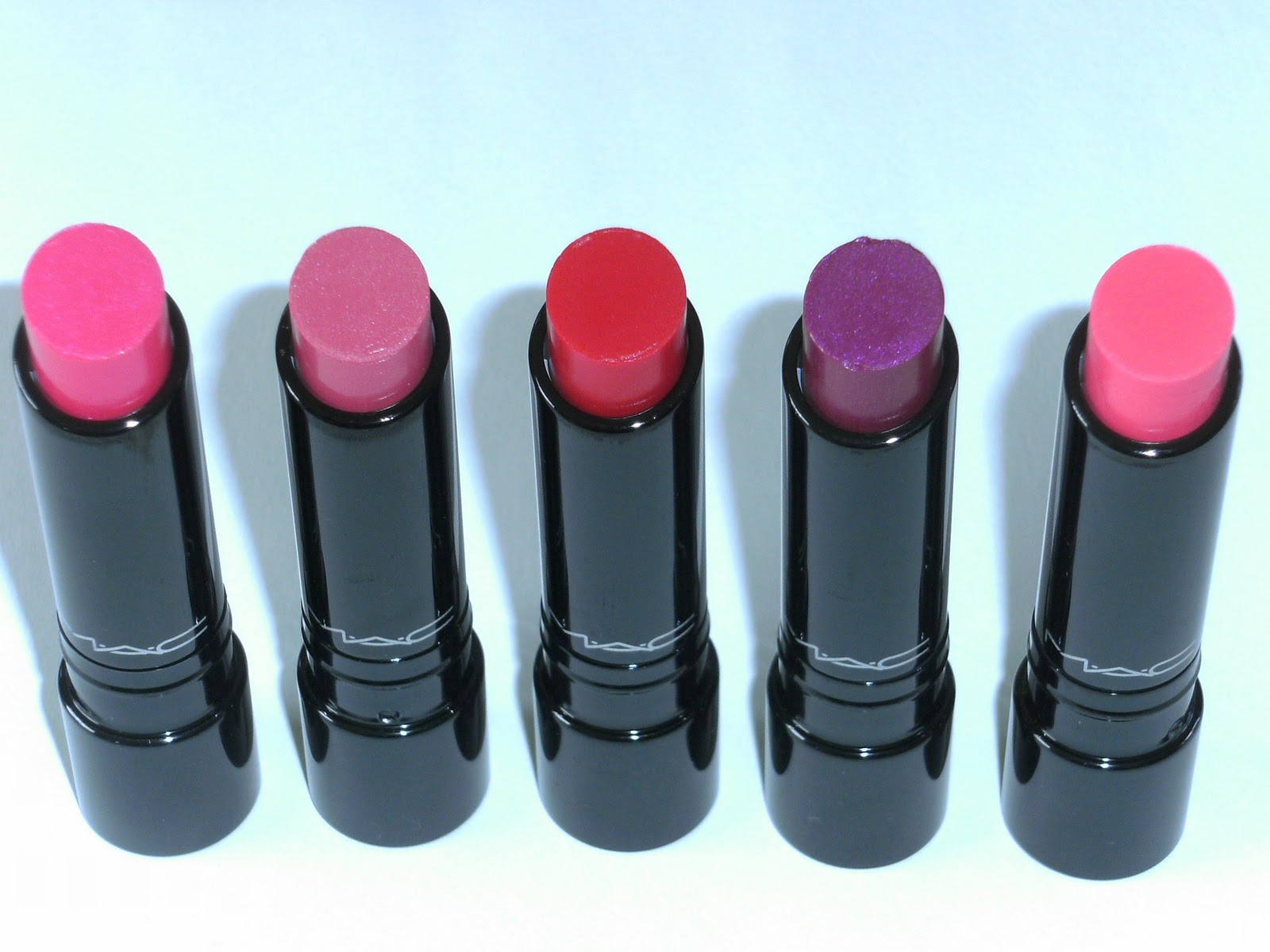 Pleasureflush: My Mac Sheen Supreme Lipstick haul and review