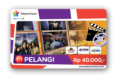 Harga Voucher Pelangi Telkom Vision se Indonesia