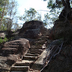 Rock steps north of the lookout track (116689)
