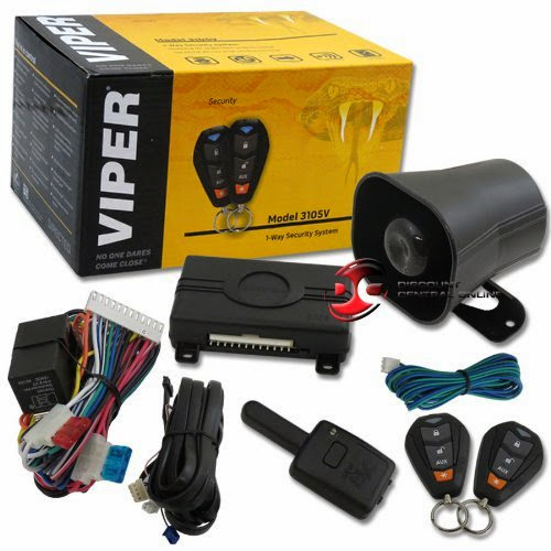  2013 Viper 1-way Car Alarm Security System with Keyless Entry