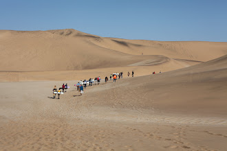 Heading towards the dunes