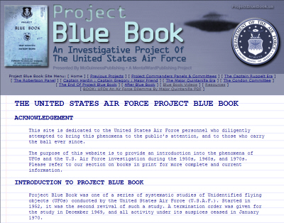 Project Blue Book Online Image