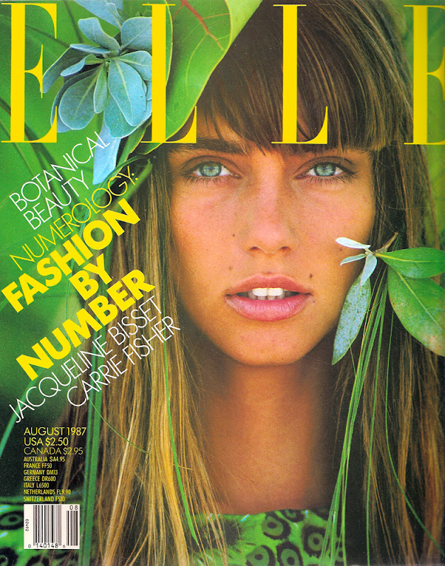Roberta Chirko para Elle USA, agosto 1987 (portada)