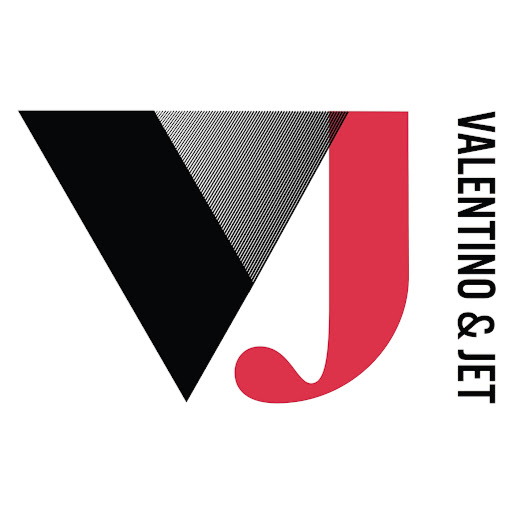 Valentino and Jet Hair Salon logo