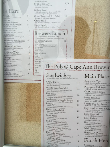 Brewpub «Cape Ann Brewing Co», reviews and photos, 11 Rogers St, Gloucester, MA 01930, USA