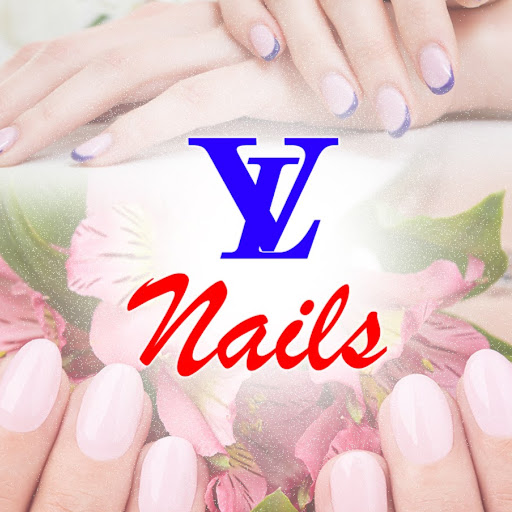 L V Nails logo