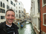 Larry and a Venetian canal