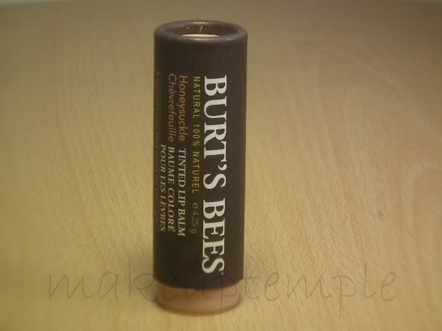 Burt's Bees Honey Suckle Tinted Lip Balm Review