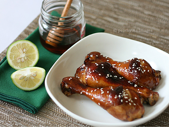 Lime and Honey-Maple Glazed Chicken | www.thepeachkitchen.com