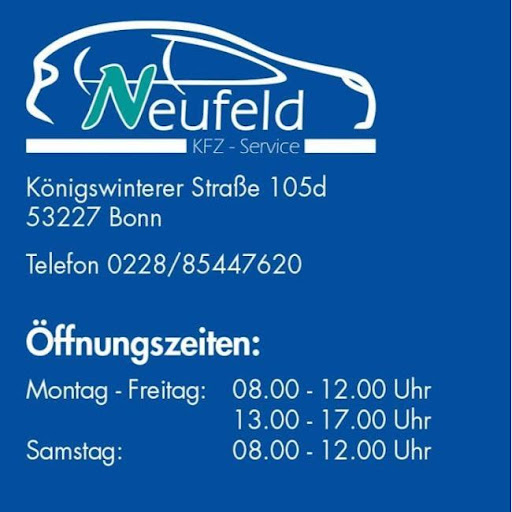 Neufeld Kfz-Service Autoreparaturen aller Marken Bonn logo