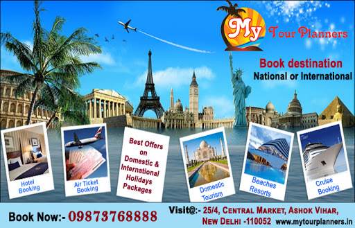 My Tour Planners, 25, Central Market, Ashok Vihar, Delhi 110052, India, Sightseeing_Tour_Operator, state UP