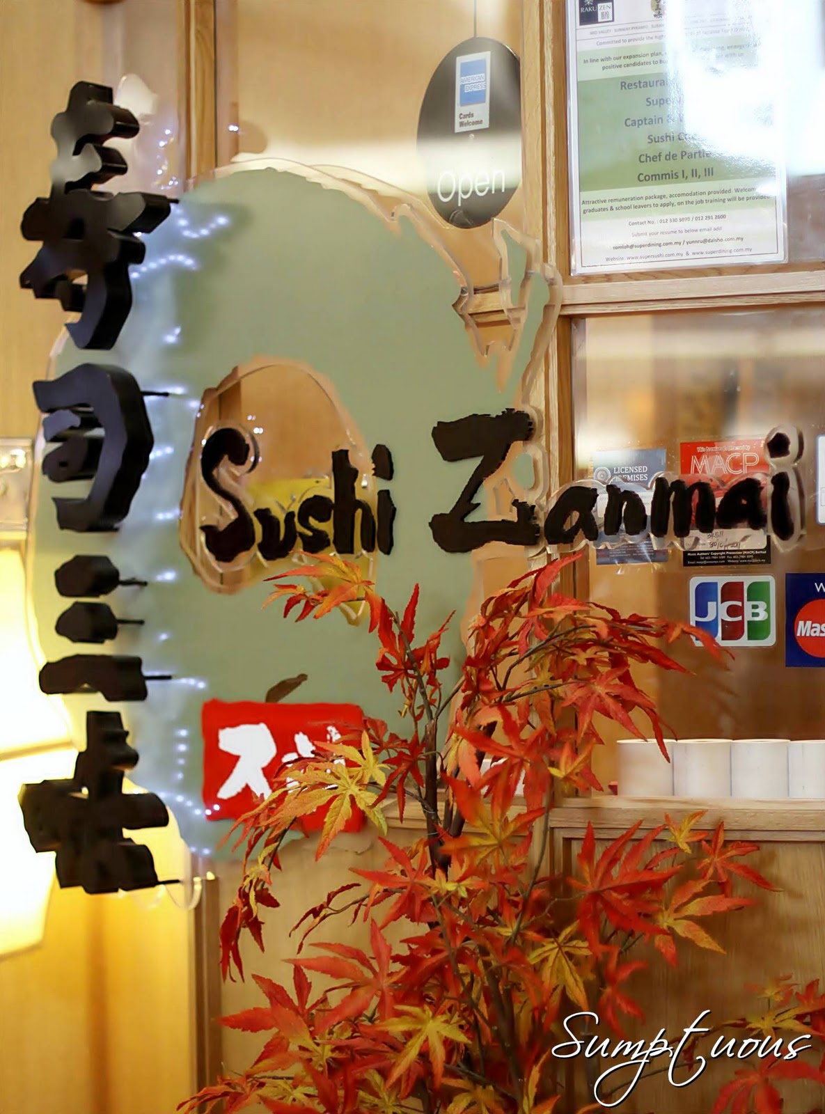 Sushi zanmai pavilion