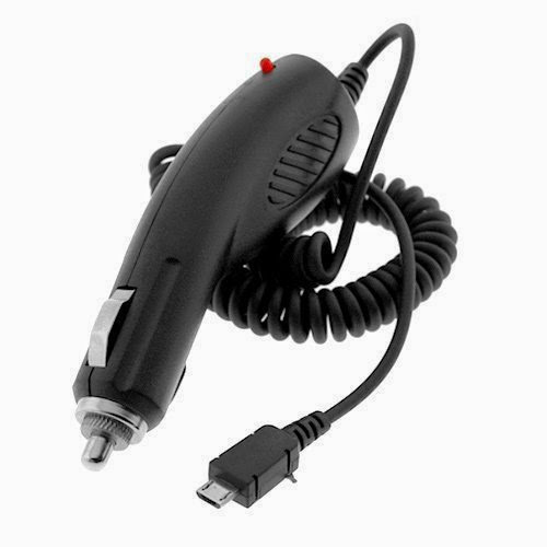  Importer520 Black Micro-USB Micro USB Car Charger for Huawei Ascend 2 M865