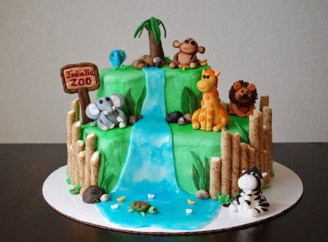 Zoo Birthday Cakes