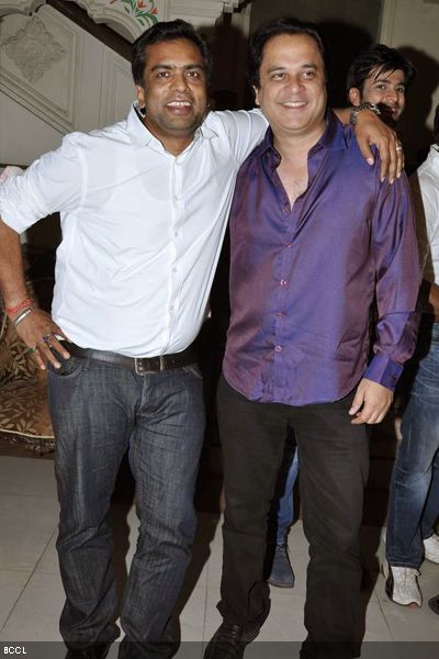 Director Gajendra Singh with actor Mahesh Thakur at the launch of television show 'Ghar Aaja Pardesi', held at Andheri in Mumbai on January 28, 2013. (Pic: Viral Bhayani)