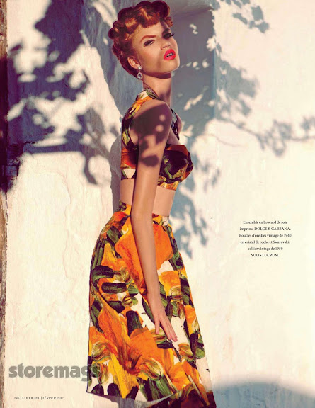 Luisa Bianchin-Riviera Revival-L'Officiel 02-2012