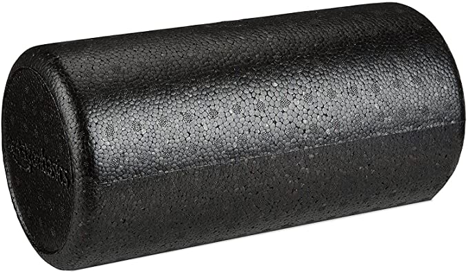 Amazon Basics High-Density Round Foam Roller for Exercise, Massage, Muscle Recovery - 12", 18", 24", 36"