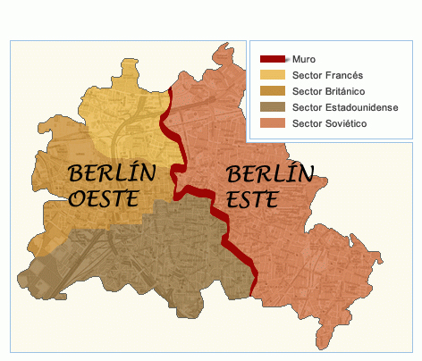 Oriental y occidental Berlín