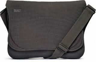 BUILT 15 Inch or 17 Inch Macbook Pro Neoprene Messenger Bag, Charcoal