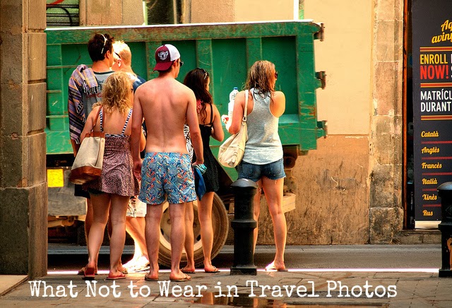 What not to wear in travel photos