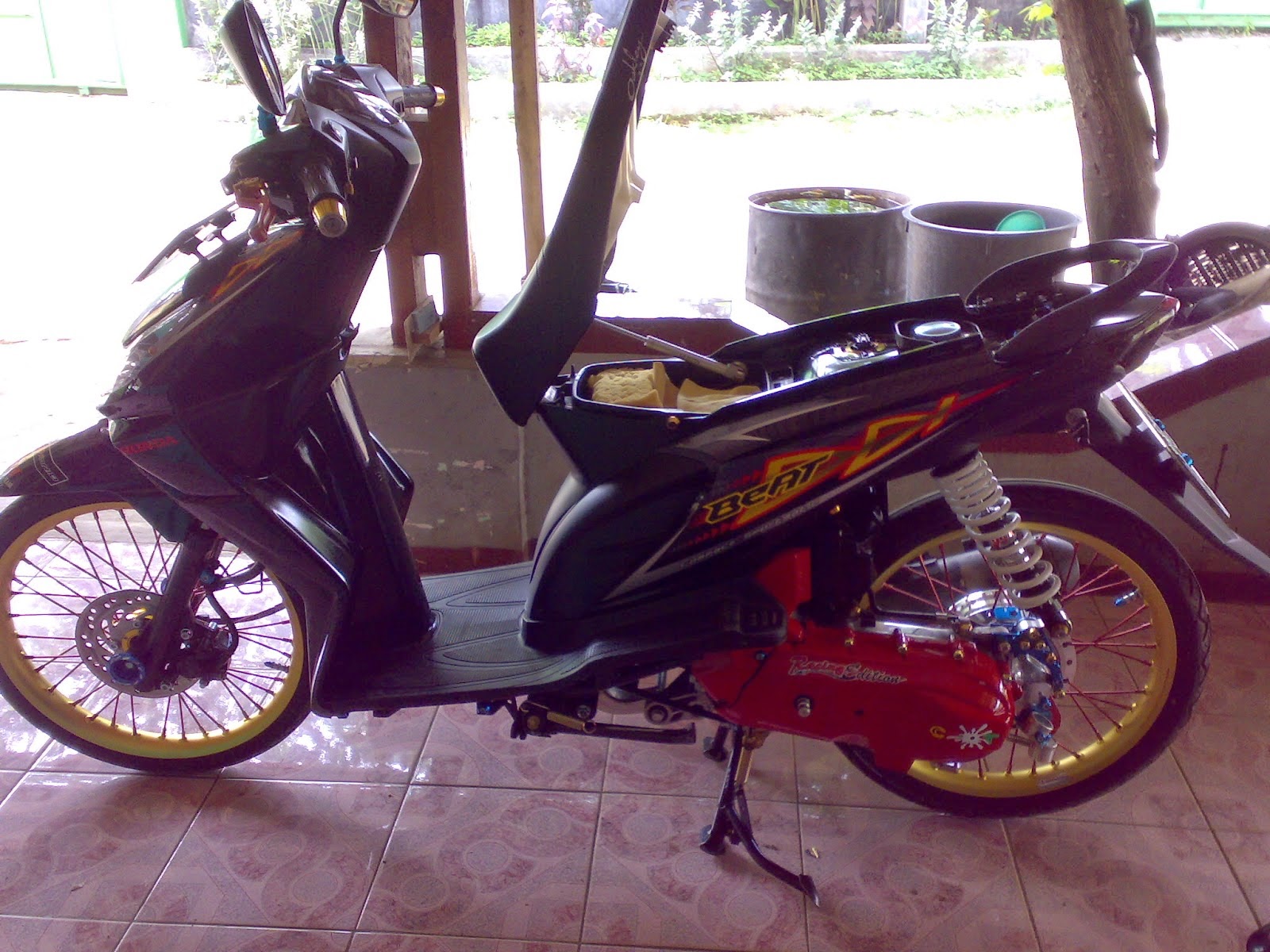 honda beat fi modifikasi