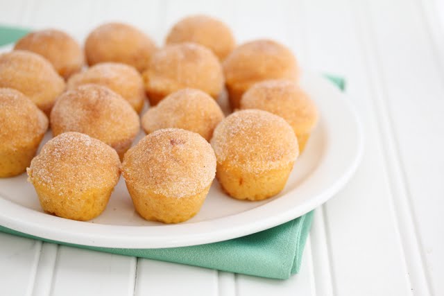 Mini Pumpkin Donut Muffins
