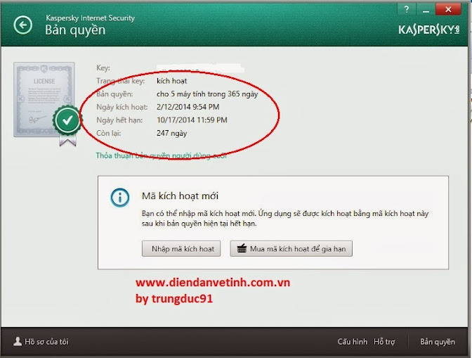 [Share] Key bản quyền KAV - KIS 2012, 2013, 2014 update thường xuyên Kis+2014+2