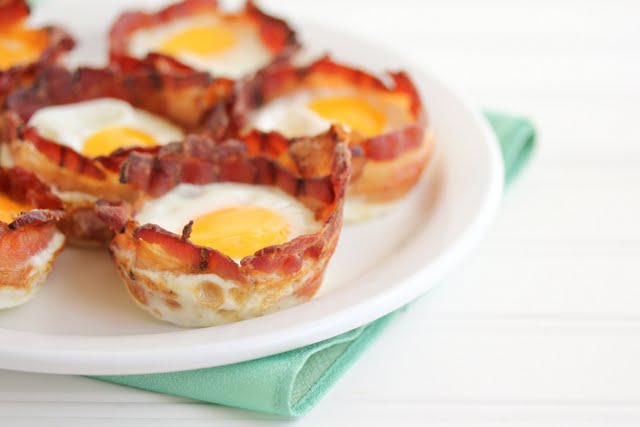 close-up photo of Bacon Egg Breakfast Cups