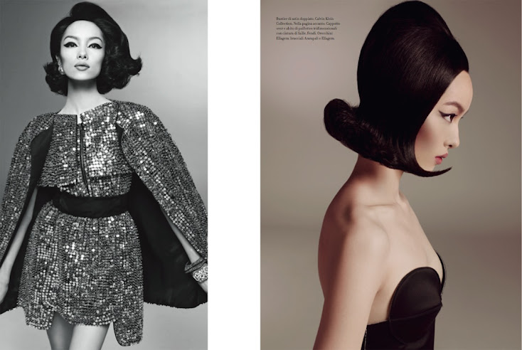 Vogue Italia January 2013 : Fei Fei Sun by Steven Meisel