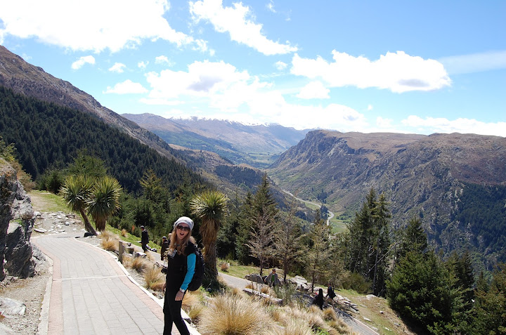 View from the top of the Skyline Gondola in Queenstown
