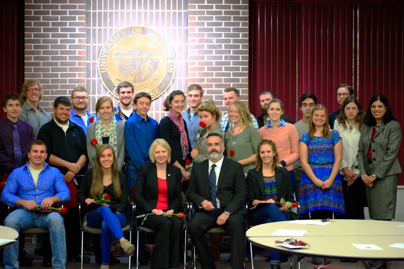 2014-2015 PAT members of the Alpha Xi Eta chapter at UW-La Crosse.