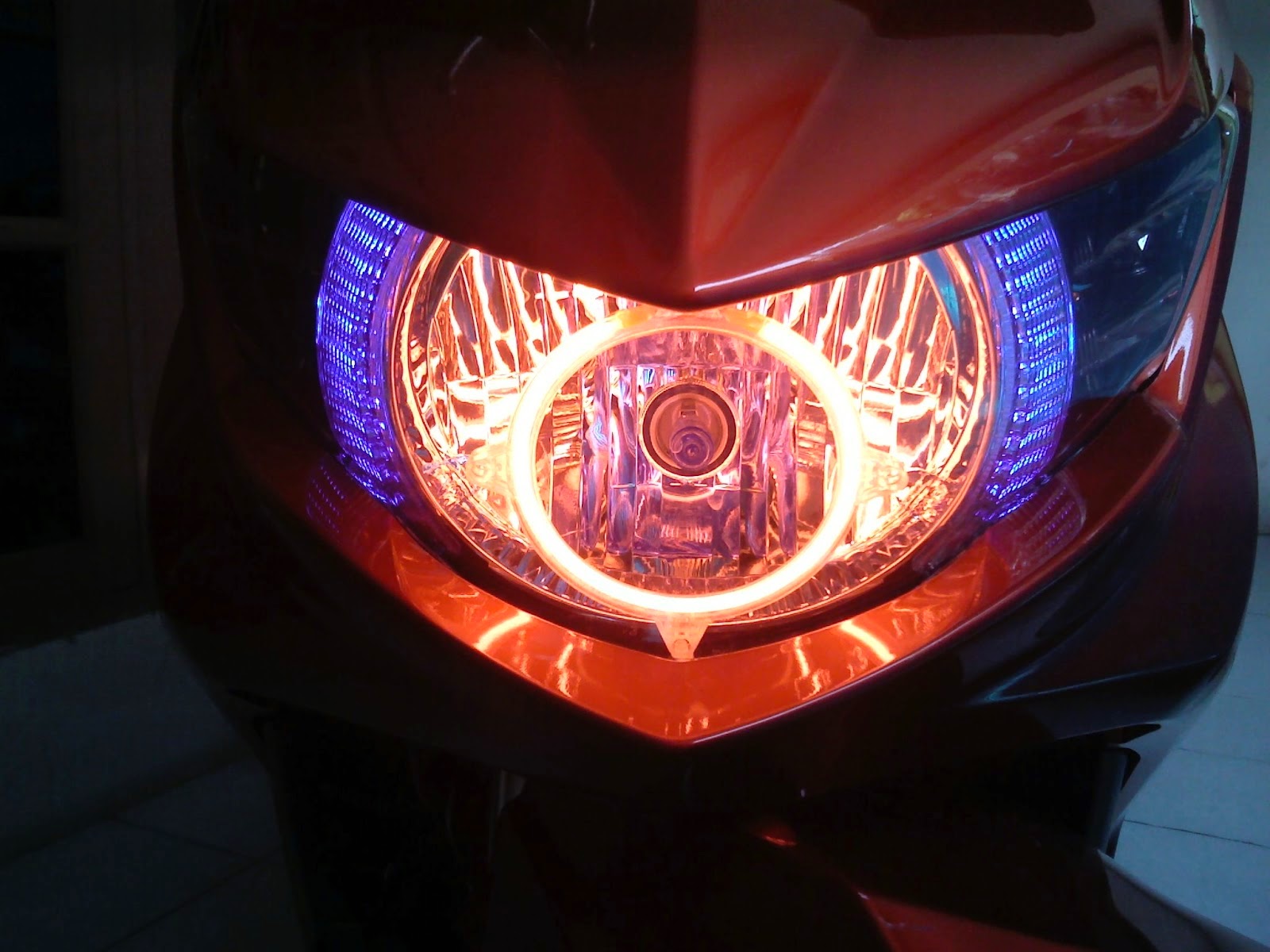 Soul Gt Modifikasi Lampu Depan