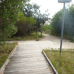 Intersection near the Redhead beach on the Owens Walkway in Redhead (391223)