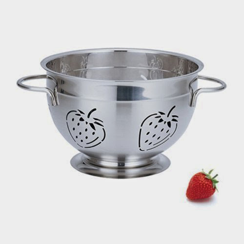 Supreme Housewares Strawberry Colander, Large, Stainless Steel