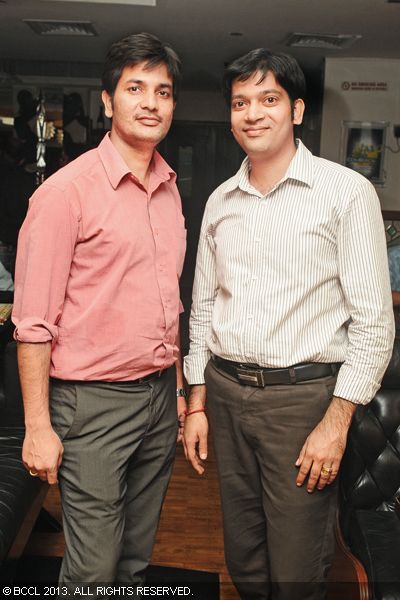 Venkat and Rohit at a get-together party, held in Chennai.