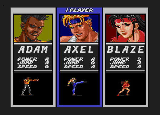 Character Select: Streets Of Rage Style (S.O.R.S) Untitled%25202