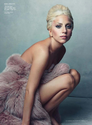 Lady Gaga se desnuda para Vanity Fair (enero 2012)