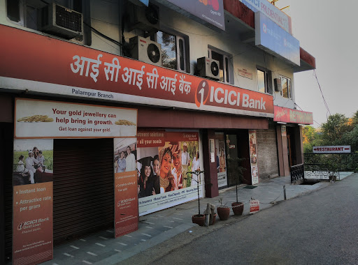 ICICI Bank Palampur - Branch & ATM, Ward No 2, NH 22, Palampur, Sudesh Niley, Palampur, Himachal Pradesh 176061, India, Currency_Exchange_Service, state HP