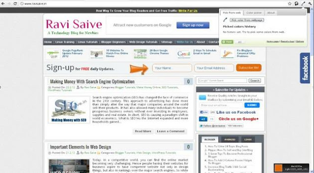 Chrome extension Eye Dropper Chrome extension Eye Dropper
