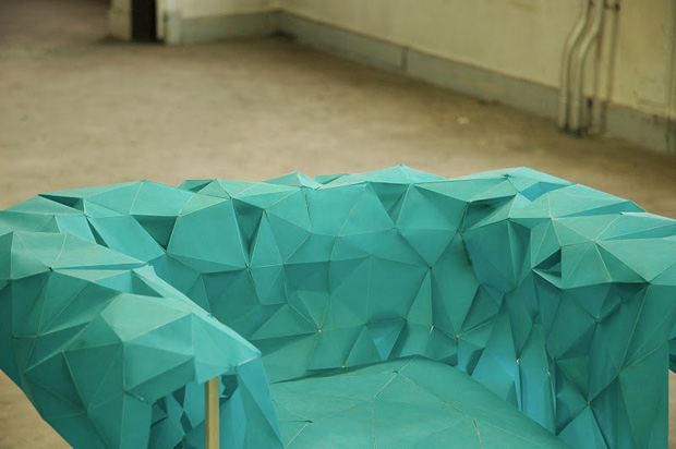 Polygon Armchair by Christian Fiebig