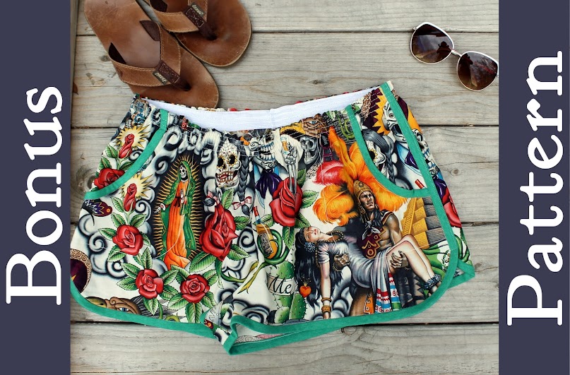 Bonus Pattern for Parcel #3: Prefontaine Shorts for Women by Made with Moxie