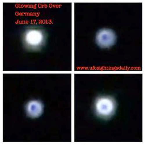 Glowing Ufo Over West Germany Often Seen This Month Patrolling Area June 17 2013