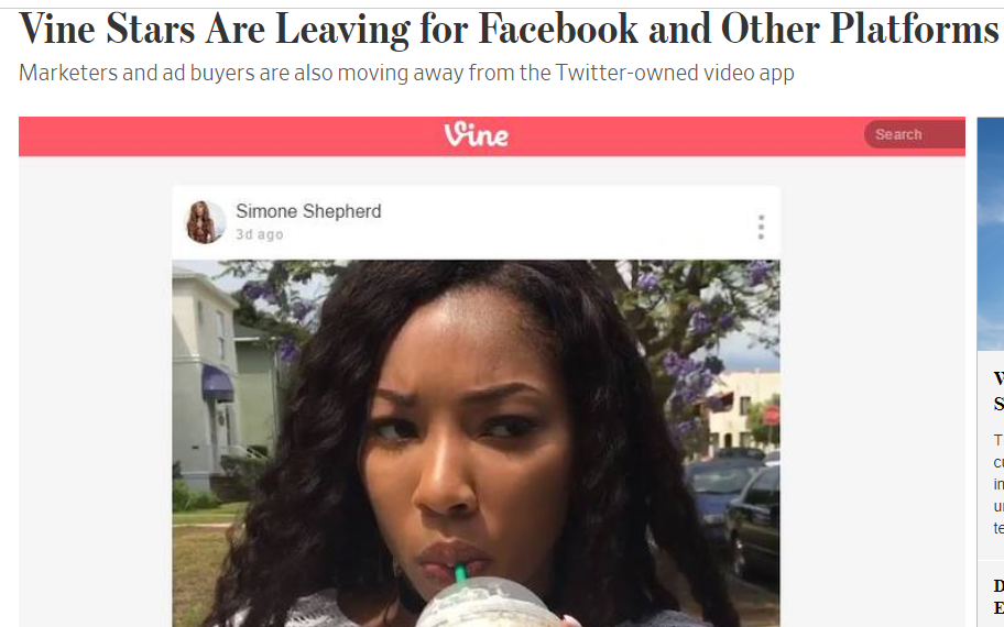 vine stars leaving for facebook and other platforms