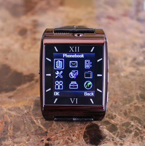  Genesis V5 Watch Cell Phone(Unlock GSM Quadband) with MINI Camera,Camcorder Voice Recorder-Black