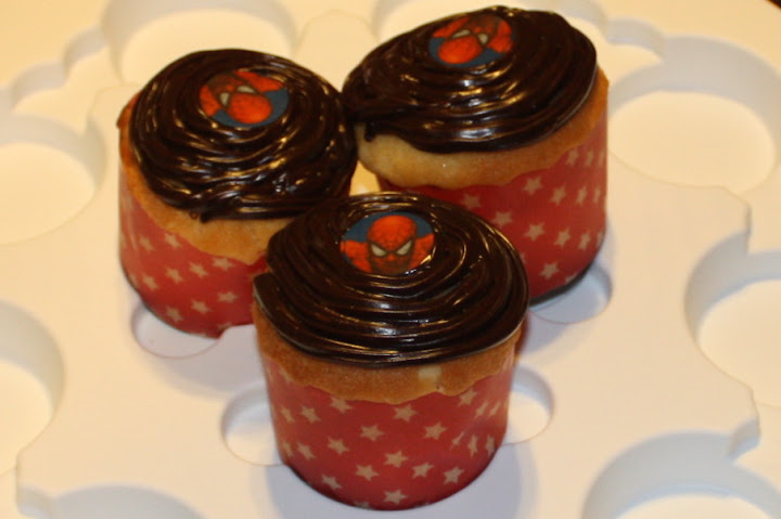 Spiderman Cupcakes (Photo by Frances Wright)