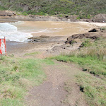 Looking across rocks to Snapper Point beach (247696)