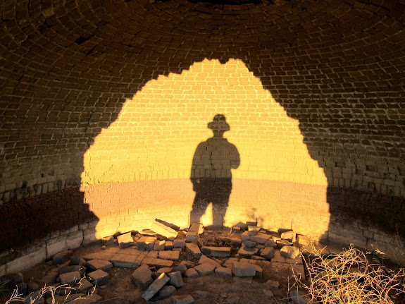 Inside of a coke oven