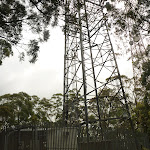 Fenced tower near the Mt Sugarloaf summit (324140)