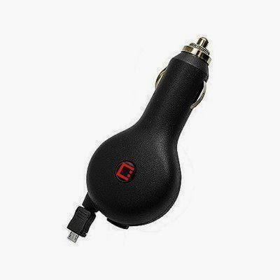  Retractable Vehicle Car Charger for HTC DROID Incredible by Verizon Wireless